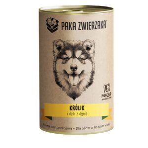 PAKA ZWIERZAKA Rabbit and boar with pumpkin - nourriture humide pour chien - 400g