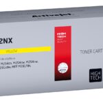 Activejet Cartouche de toner ATH-F542NX pour imprimantes HP; Remplacement HP 540 CF542X; Suprême; 2500 pages; jaune