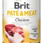 BRIT Paté & Meat au poulet - nourriture humide pour chiens - 800g