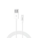 Savio CL-125 câble USB USB 2.0 1 m USB A USB C Blanc