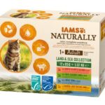 IAMS Naturally Adult Land and Sea collection - nourriture humide pour chat - 12 x 85g