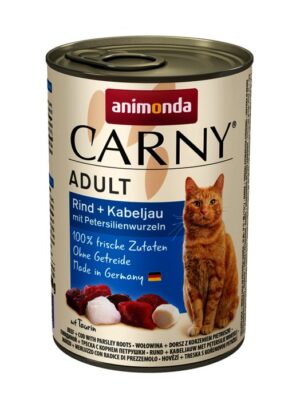 ANIMONDA Carny Adult Beef with cod and parsley - nourriture humide pour chat - 400g