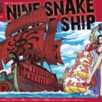 ONE PIECE GRAND SHIP COLLECTION NINE SNAKE PIRAT SHIP