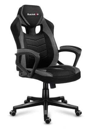 Huzaro FORCE 2.5 GREY MESH Fauteuil de gaming Siège respirant Noir, Gris