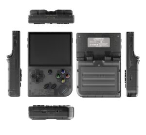 Console de jeux rétro portable ANBERNIC RG35XX Plus Noir/transparent