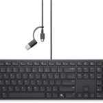 DELL KB525C clavier Bureau USB QWERTY US International Noir
