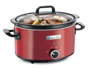 Crock-Pot SCV400RD mijoteuse 3,5 L Noir, Rouge