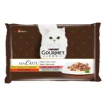 GOURMET A la Carte Chicken, Trout, Beef, and Fish - nourriture humide pour chats - 4 x 85 g