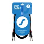 SSQ JMJM2 - Câble 2x Jack mono 6,3 mm - 2x Jack mono 6,3 mm, 2 m
