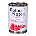 Dolina Noteci Premium Pure riche en boeuf avec du riz brun - nourriture humide pour chien - 400g