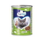 PREVITAL Cat Food Sterile Bœuf en Sauce - Nourriture Humide pour Chat - 415g