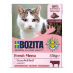 BOZITA Bœuf en sauce - Nourriture humide pour chat - 370g