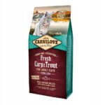 CARNILOVE Chat Stérilisé Carpe Fraîche et Truite - croquettes pour chat - 6 kg