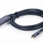 Gembird CC-USB3C-HDMI-01-6 câble vidéo et adaptateur 1,8 m USB Type-C HDMI Type A (Standard) Noir, Gris