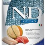 FARMINA N&D Ocean Dog Salmon, Cod, Cantaloupe, Melon Adult Medium&Maxi - aliments secs pour chiens - 12 kg