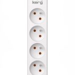 KERG multiprise avec disjoncteur-4 prises USBC+USBA 16A 3m