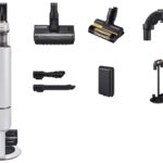 Samsung VS20B95823W Aspirateur-balai 2 en 1 Batterie Sec Sans sac 210 W Noir, Blanc