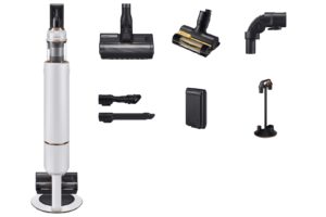 Samsung VS20B95823W Aspirateur-balai 2 en 1 Batterie Sec Sans sac 210 W Noir, Blanc