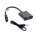 Lanberg AD-0017-BK câble vidéo et adaptateur 0,2 m VGA (D-Sub) HDMI Type A (Standard) Noir