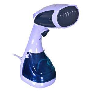 Clatronic DB 3717 Centrale vapeur 1100 W 0,2 L Semelle en céramique Bleu, Blanc