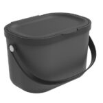 ROTHO Albula Anthracite - conteneur de tri des déchets - 3,2l