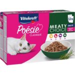 VITAKRAFT Poésie Classique Meaty choice - nourriture humide pour chat - 12 x 85g