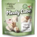 Natural Kitty Meaty Cube 100% Cubes de viande de tilapia - Friandise pour chat 50g