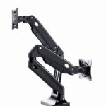 Gembird MA-DA2-03 support d'écran plat pour bureau 88,9 cm (35") Noir