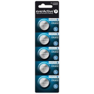 everActive CR2032 mini-pile au lithium - blister de 5 pcs.