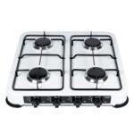 Promis KG400B plaque Noir Comptoir Gaz 4 zone(s)