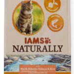 IAMS Naturally Adult North Atlantic salmon & rice - aliments secs pour chatons - 2,7kg