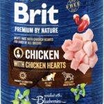 BRIT Premium by Nature Chicken with hearts - Aliments humides pour chiens - 800 g