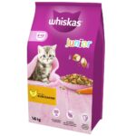 WHISKAS Junior with chicken - aliments secs pour chatons - 14kg