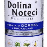 Dolina Noteci Premium morue riche avec brocoli - aliments humides pour chiens - 400g