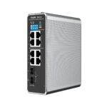 Ruijie Networks RG-NIS2100 Géré L2 Gigabit Ethernet (10/100/1000) Connexion Ethernet, supportant l'alimentation via ce port (PoE) Noir, Acier inoxydable