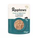 APPLAWS Tuna Fillet with Mackerel in Jelly - nourriture humide pour chat - 70g