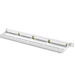LANBERG PATCH PANEL 24 PORT 0.5U CAT.6 UTP GRIS