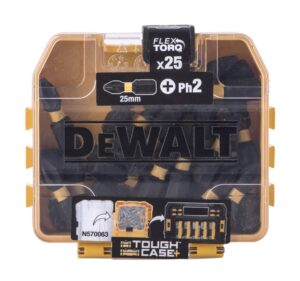 Embouts de tournevis 2x25/25pcs. DT70555T DEWALT