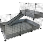 C&C cage modulaire 3x2 + Loft 2x1 + Rampe argentée