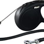 Flexi New CLASSIC 8 m Noir Chien Laisse avec enrouleur