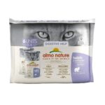 ALMO NATURE Digestive Multipack Poultry and fish - nourriture humide pour chat - 6x70g