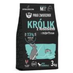PAKA ZWIERZAKA Rabbit with salmon M - aliments secs pour chiens - 3kg