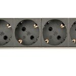 EnerGenie EG-PDU-014 Unité de distribution d'alimentation en rack (8 prises Schuko 1U, 16A, fiche Schuko, 3 m, couleur noire)