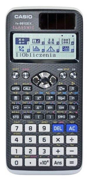 CALCULATRICE SCIENTIFIQUE CASIO FX 991CEX CLASSWIZ NOIRE, AFFICHAGE 12 CHIFFRES
