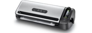 FoodSaver FFS017X appareil à emballage sous vide Noir, Acier inoxydable