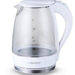 Esperanza EKK011W Bouilloire électrique 1,7 L Verre/Blanc 2200 W