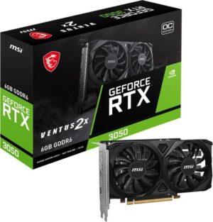 Carte graphique. MSI GeForce RTX 3050 VENTUS 2X E 6G OC