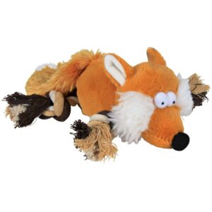 Trixie fox toy avec corde 34 cm 35919