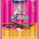 VITAKRAFT CatStick Mini with poultry and liver - Friandise pour chat - 3 pièces