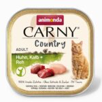 ANIMONDA Carny Country Poulet, Veau + Œufs - nourriture humide pour chats - 100 g